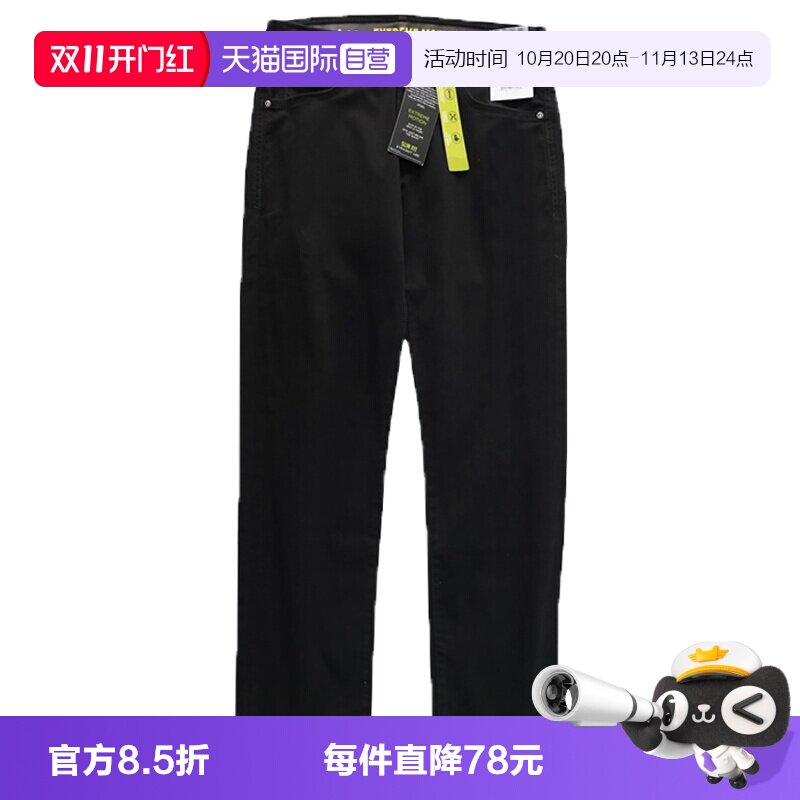 Lee李拉链长裤春秋牛仔裤