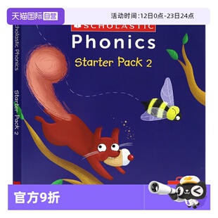 【自营】学乐语法阅读入门2 英文原版绘本 Phonics starter pack 2 Book Bag Readers 8册套装 语法学习入门 全彩插图 Scholastic