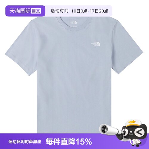 【自营】北面The North Face短袖T恤男女装圆领休闲时尚运动上衣