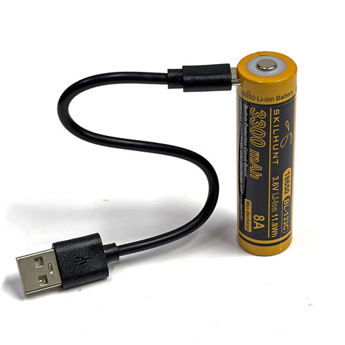 SKILHUNT思凯特BL-133C 3300毫安18650锂电池 USB-C充电口 大电流