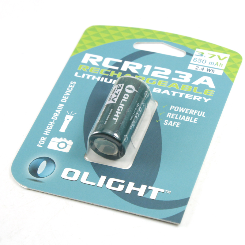 OLIGHT傲雷 16340 RCR123A 650mAh 3.7V带保护板锂电池(1颗)