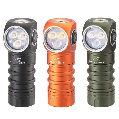 【清仓】思凯特H200 mini双光源1600流明侧发光手电筒SKILHUNT