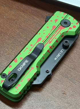 Oknife傲雷U1 Ultra钛合金折叠刀/EDC小折刀带锁/通用美工刀片