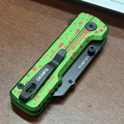 Oknife傲雷U1 Ultra钛合金折叠刀/EDC小折刀带锁/通用美工刀片