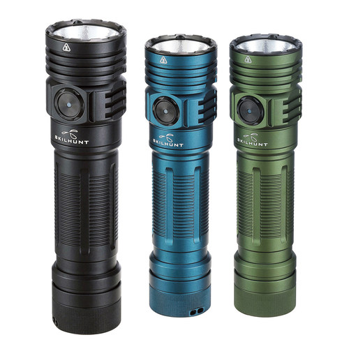 思凯特M300新版强光3000流明超亮21700可充电便携手电筒SKILHUNT