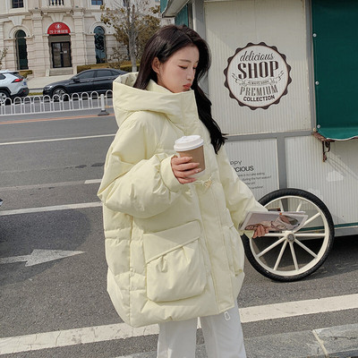 新款现货双十二主推原创学院风奶黄新国标90羽绒服282Y06P280K458