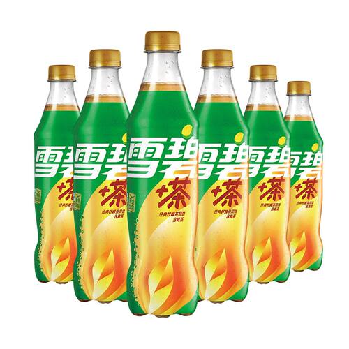 新品可口可乐Sprite雪碧+茶柠檬味碳酸饮料北美人气网红汽水500ml