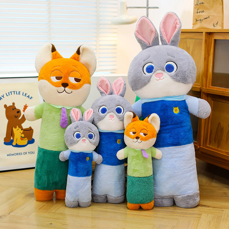 兔子狐狸毛绒玩具朱迪兔子形玩偶