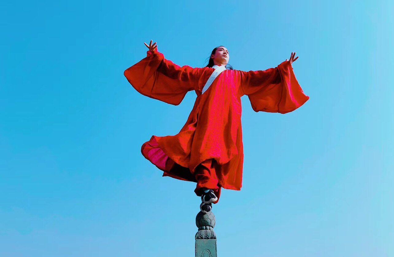凌雲霓裳新款太极道服禅修长袍武当凌云