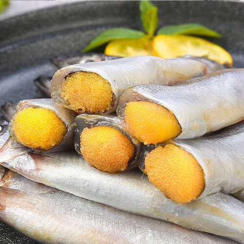 香煎油炸日式冷冻满籽多春鱼大6L