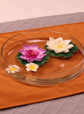 美容床透明玻璃观景盆欧式简约