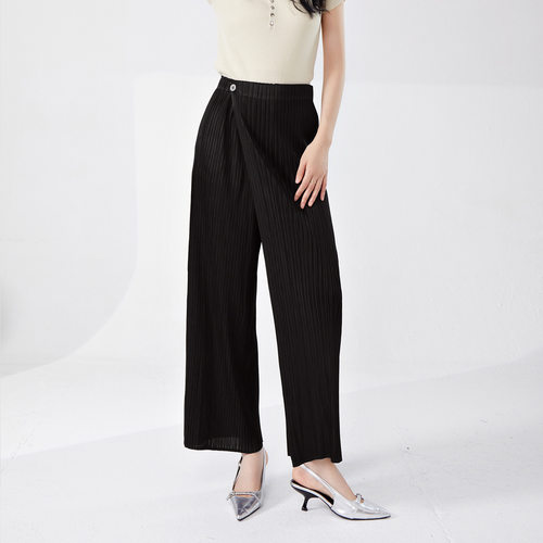 三宅简约风宽松百搭阔腿裤