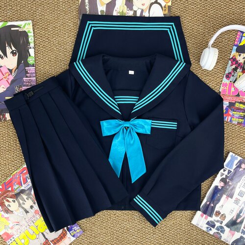 樱奈家日系关西襟青三本水手服
