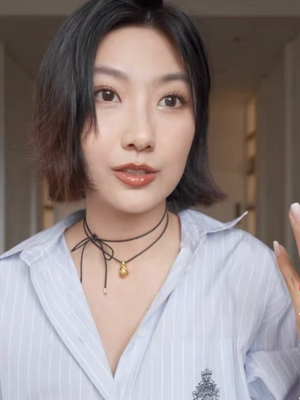 Water Drop Pendant Necklace S925 Silver Water Ripple - Taobao product photo 2
