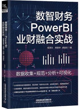 数智财务-PowerBI 业财融合实战 数据收集+规范+分析+可视化 祝泽文熊丽华廖县生 管理书籍 数智财务核心要素数据分析商业智能