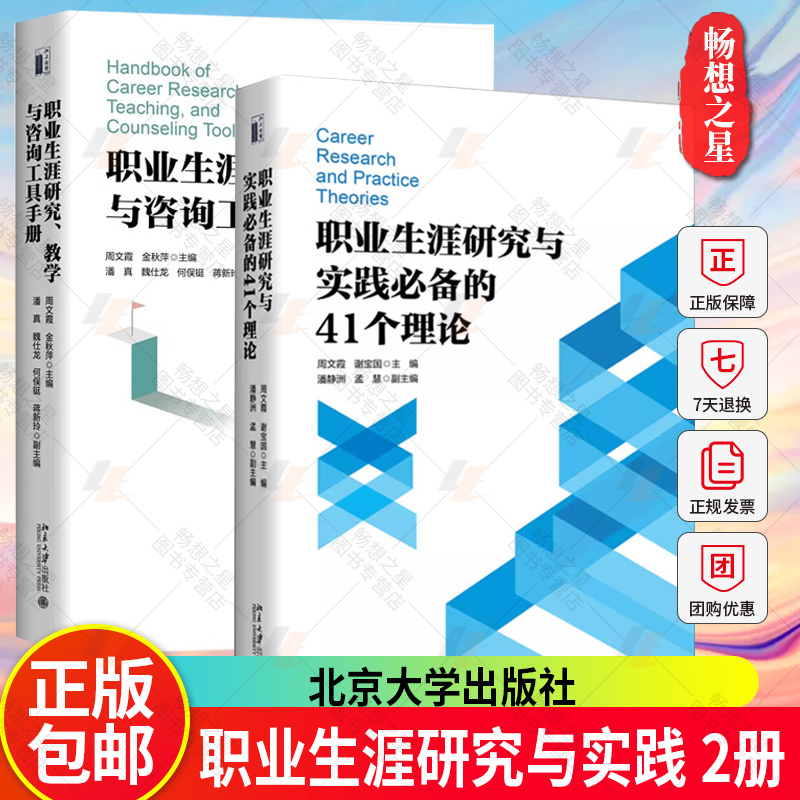 by2册】职业生涯研究与实践必备的41个理论+职业生涯研究、教学与咨询工具手册 职业决策和规划 生涯发展和管理 生涯建构书籍