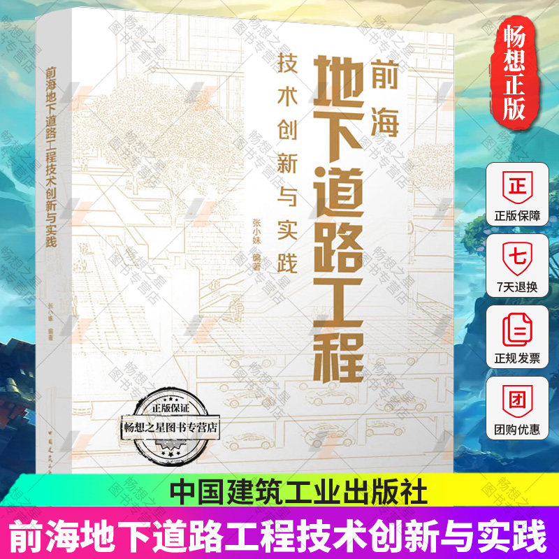 正版包邮 前海地下道路工程技术创新与实践 城市地下交通地铁道路设计规划开发建设土建工程项目总工工程师参考指导用书籍