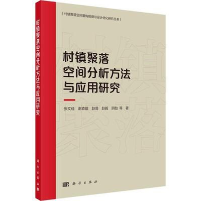 正版村镇聚落空间分析方法与应用研究张文佳书店建筑书籍 畅想畅销书