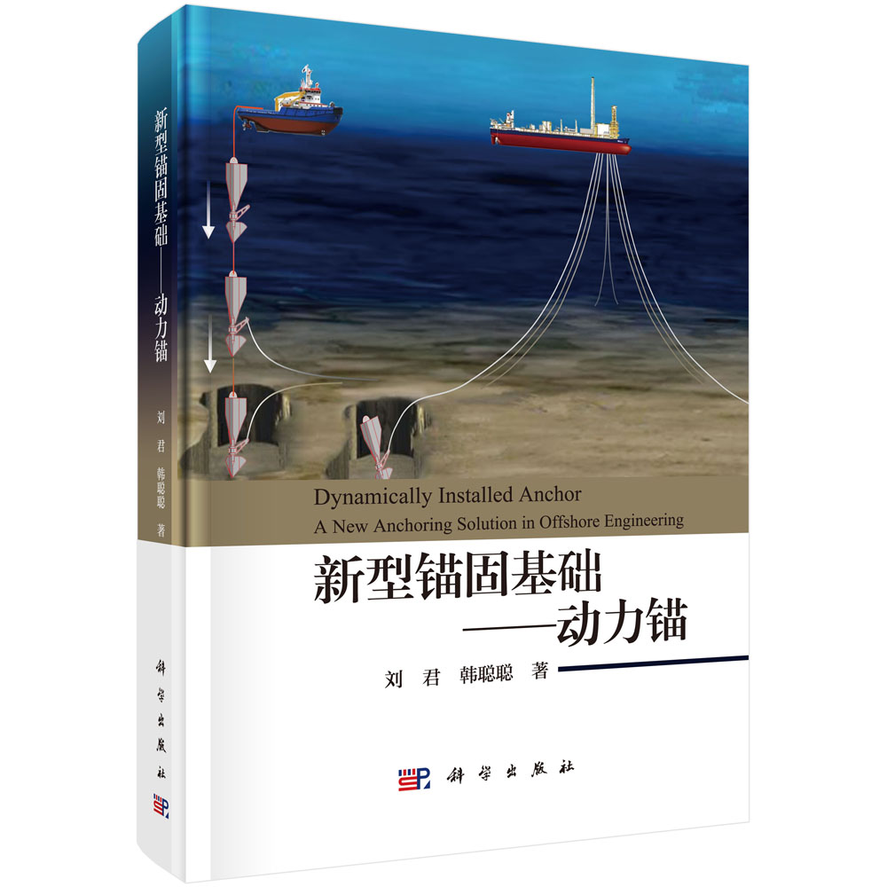 新型锚固基础——动力锚 刘君、韩聪聪 水工勘测水工设计 动力锚安装过程数值分析方法简介动力锚在海床中的沉贯特性锚眼偏移量