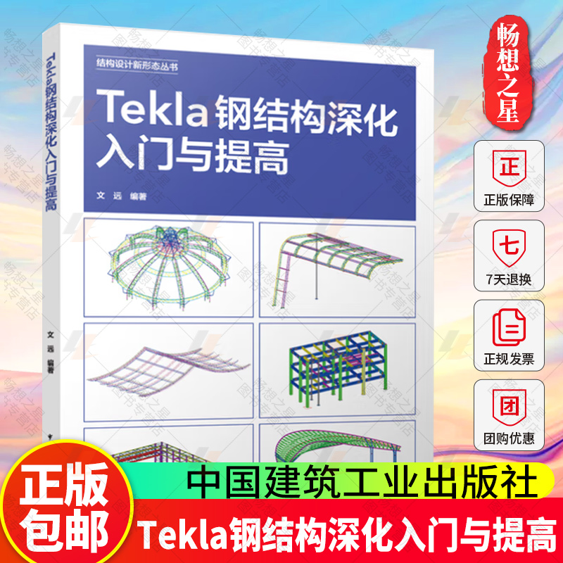 Tekla钢结构深化入门与提高 结构设计新形态丛书 视频学习可供各层次院校的师生使用或作为培训教材使用正版书籍 9787112309276