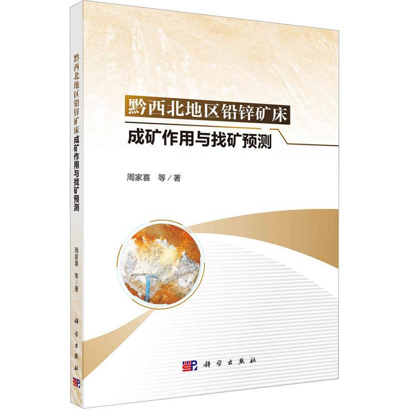 正版黔西北地区铅锌矿床成矿作用与找矿预测周家喜等书店自然科学书籍 畅想畅销书