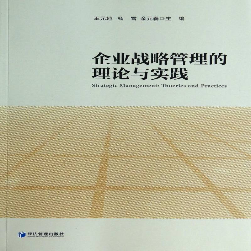 企业战略管理的理论与实践王元管理书籍