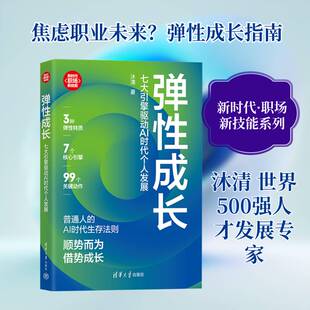 2025新书 弹性成长 七大引擎驱动AI时代个人发展 沐清 普通人的AI时代生存法则 主动适应 多业态灵活 积极韧性 可落地成长操作手册