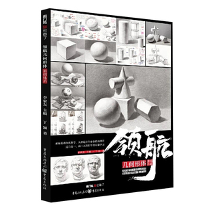 几何形体素描体系 2020敲门砖丁颖单个组合素描几何体静物石膏头像临摹范本画册结构对应明暗石膏像五官美术高考美院教材书籍