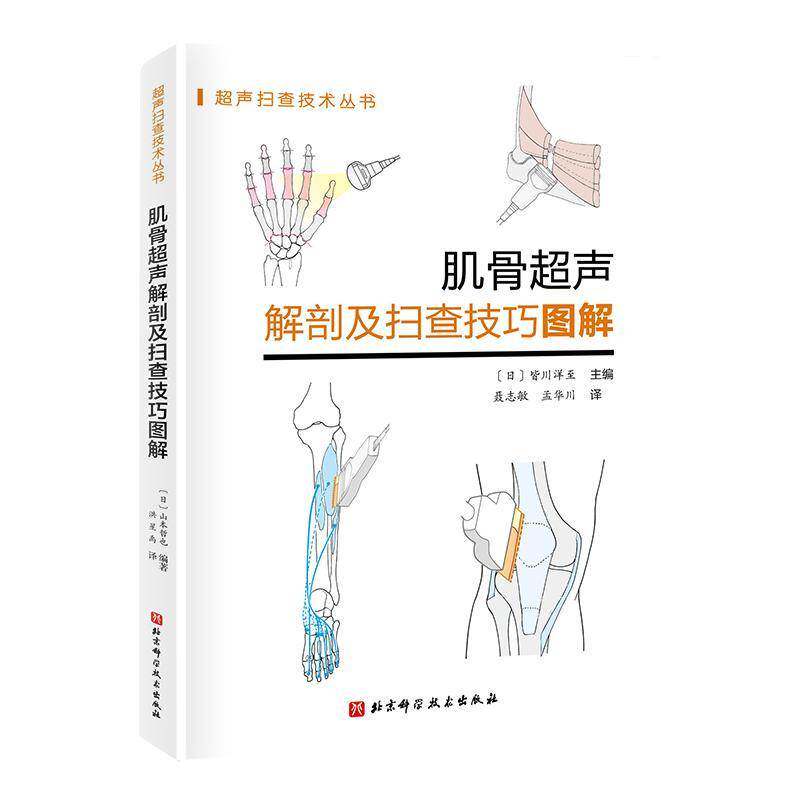 肌骨超声解剖及扫查技巧 图解诊断学医学影像图谱人体断层彩超书籍正常值测量备忘录技术入门b超血管肌骨心超笔记腹部精细讲解解剖