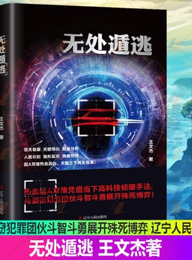 正版包邮 无处遁逃 王文杰著 热血双雄凭借当下高科技侦破手法与盗窃犯罪团伙斗智斗勇展开殊死博弈 辽宁人民出版社