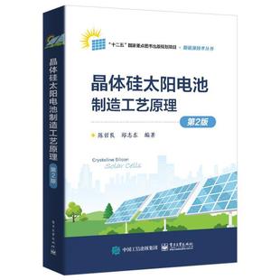 电子工业 太阳能用多晶硅生产太阳电池用硅晶体生长工艺硅片多线切割测试硅片清洗制绒 晶体硅太阳电池制造工艺原理第2二版 陈哲艮