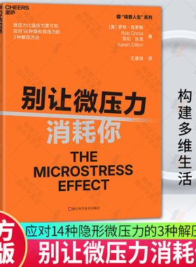 【湛庐图书】别让微压力消耗你 Thinkers50年度10大管理类新书 微压力比强压力更可怕 应对14种隐形微压力的3种解压方法