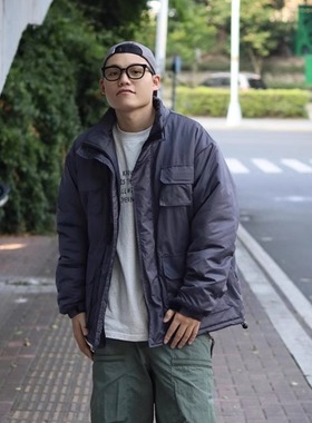 OBSERVER SSA 多口袋山系日系宽松工装机能保暖棉服