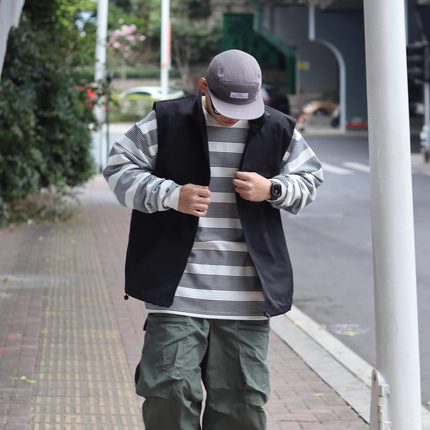 OBSERVER SSA 山系机能秋冬夹棉加厚简约百搭日系户外风宽松马甲