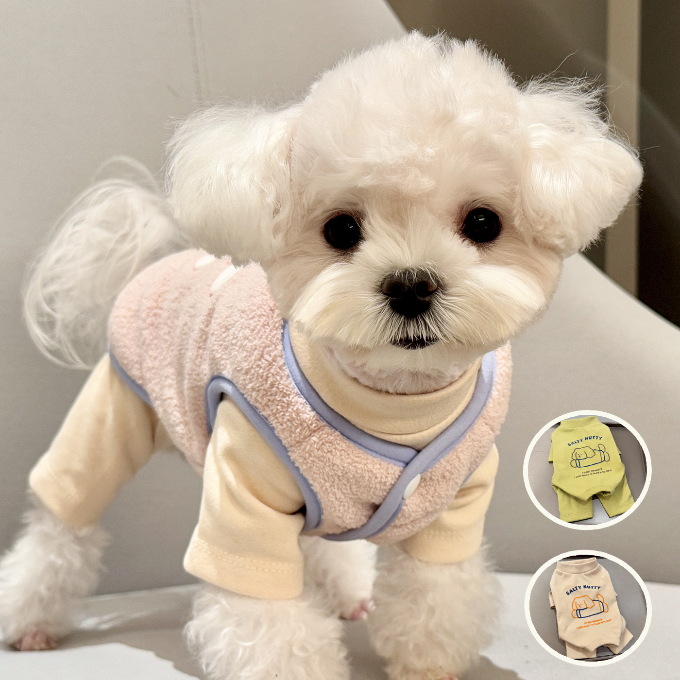 趣派新款宠物狗狗衣服泰迪比熊雪纳瑞马尔济斯约克夏德绒四脚打底,宠物/宠物食品及用品,狗宠物服装/雨衣,淘宝优惠券,粉丝福利购,淘宝优惠卷