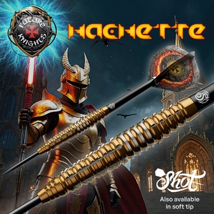 Shot 90%钨钢飞镖Future Knights Hachette软硬式专业比赛套装