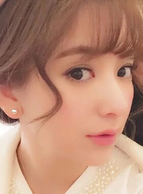 首尔k金14K/10K黄金天然珍珠耳钉简约气质耳环女防过敏轻奢耳饰