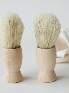 美发刮胡子刷剃须泡沫扫胡刷子清洁小胡刷理发店专用小扫