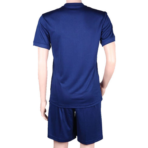 蓝色速干新款体能训练服短袖体能服夏季体能服套装短袖短裤男