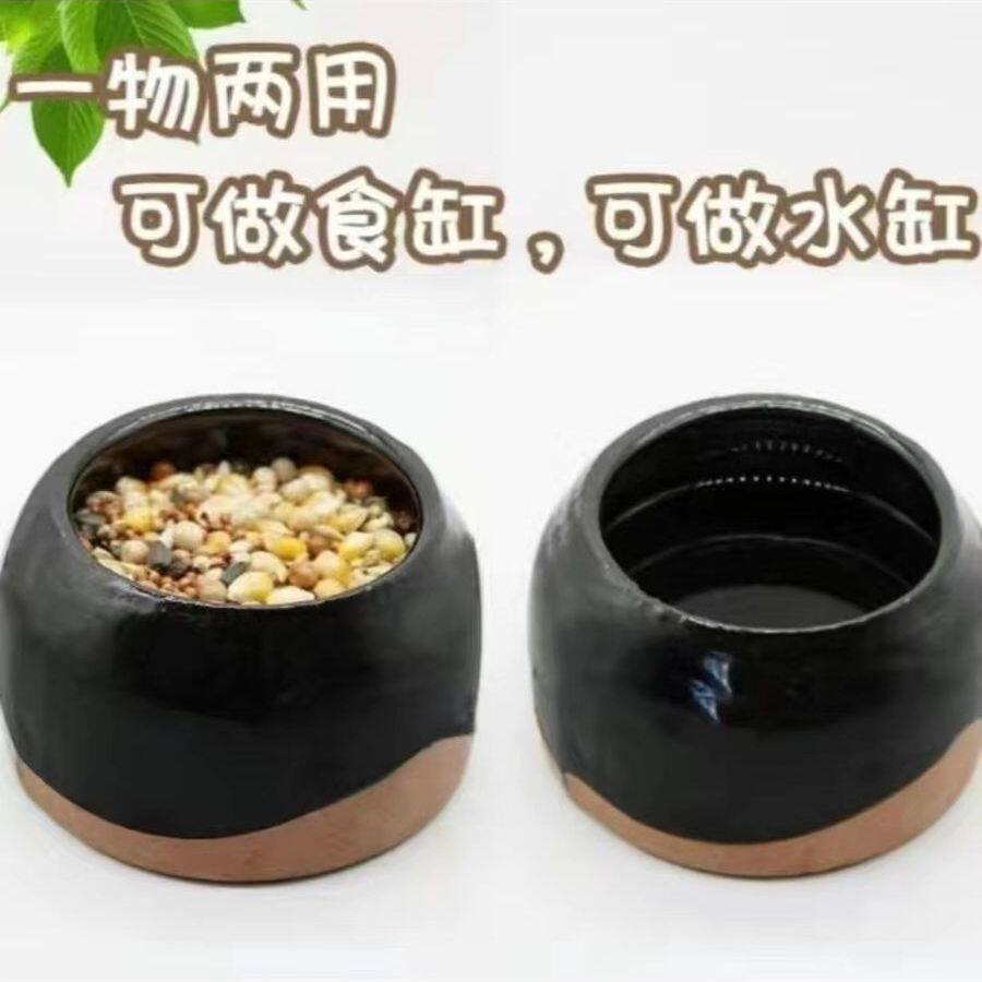 陶瓷食罐鸟食盒碗喂食盒鸟碗水槽陶瓷鸟罐鸽子用用具信鸽鸽具