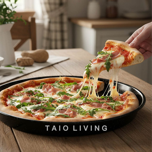 食品级搪瓷导热均匀9寸披萨烤盘