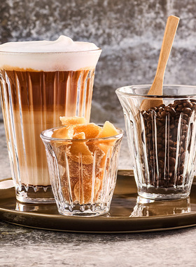 法国LAROCHERE经典设计Zinc玻璃杯意式浓缩咖啡杯水杯拿铁DIRTY杯