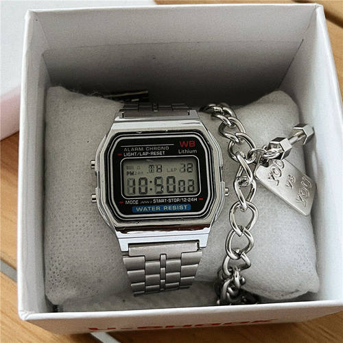 ulzzang电子表复古潮流男女学生