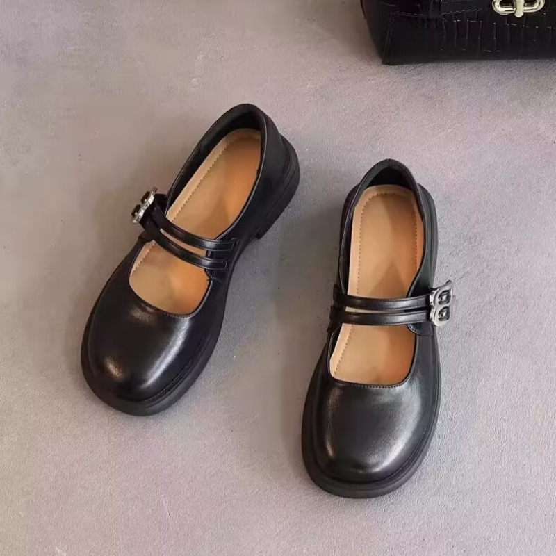专柜折扣商场撤柜断码女鞋平底玛丽珍单鞋女舒适百搭G921633-2