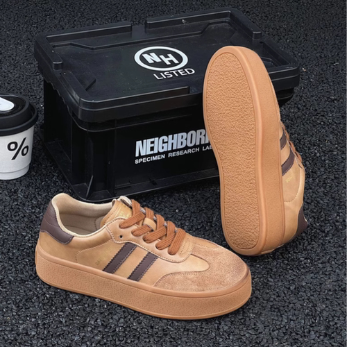 真皮！厚底德训鞋！专柜商场断码女鞋时尚休闲鞋女板鞋M5-762-183