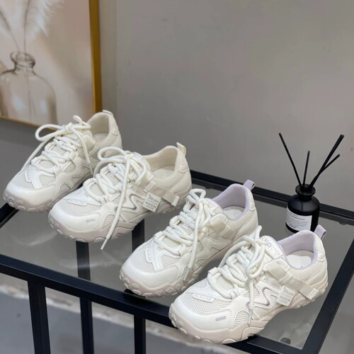 真皮+透网！夏季德训鞋！专柜商场撤柜断码显瘦休闲鞋女M8-871880