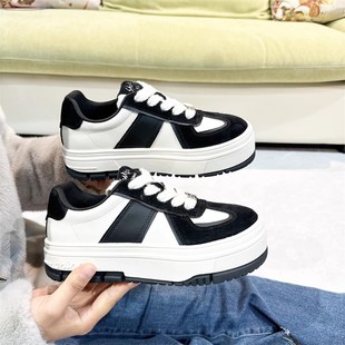 女板鞋 真皮牛皮 休闲鞋 平底系带时尚 Z3827063 专柜商场撤柜女鞋