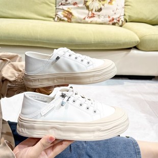 秀气板鞋 女Z3753 小白鞋 休闲鞋 896 专柜撤柜女鞋 真皮头层牛皮