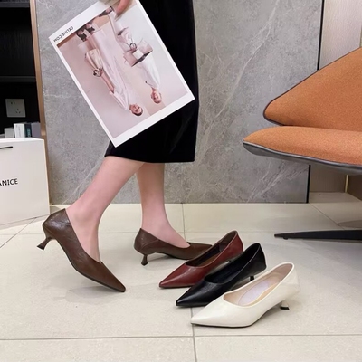 专柜撤柜浅口单鞋女新款
