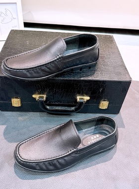 真皮头层牛皮！勃肯鞋！专柜男鞋商务皮鞋休闲皮鞋驾车鞋66020